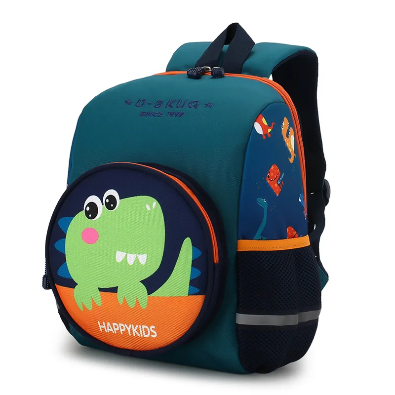 

New Children Schoolbag Cute Animal Cartoon Dinosaur Nylon Comfortable Chic Fashionable Backpack for Kids Boy Girl Kindergarten