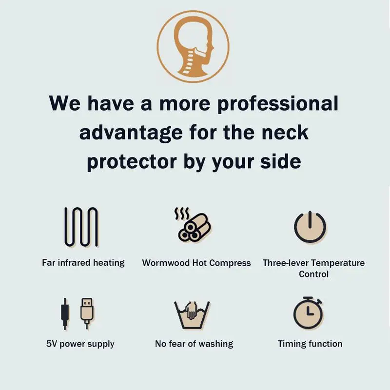 Электрическая грелка для шеи с питанием от USB электрическая портативная