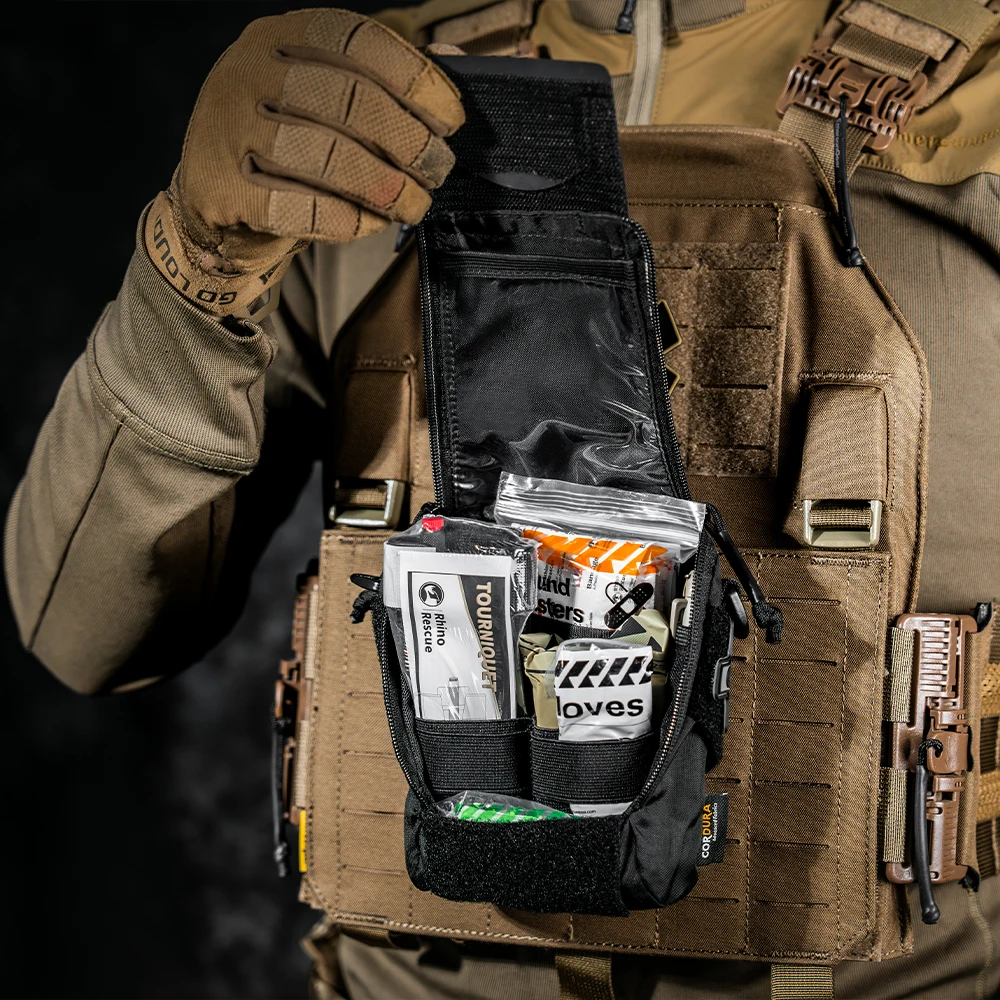Фото Тактический комплект RHINO RESCUE MOLE IFAK |   Жгут, прессованная марля |   MOLLE-совместим с EMS, Survival & Range №2