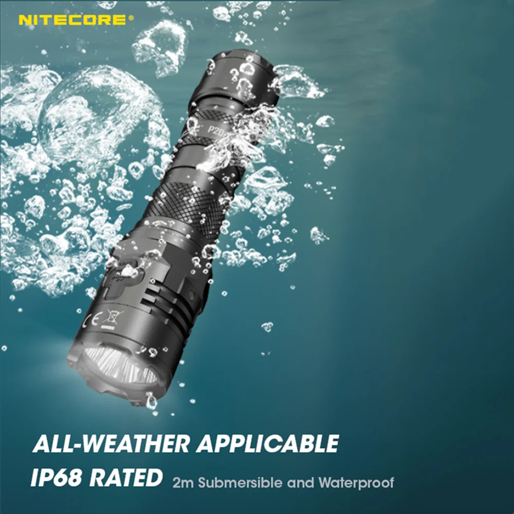 NITECORE P20iX USB-C перезаряжаемые фонарики супер яркий военный тактический фонарик 4000
