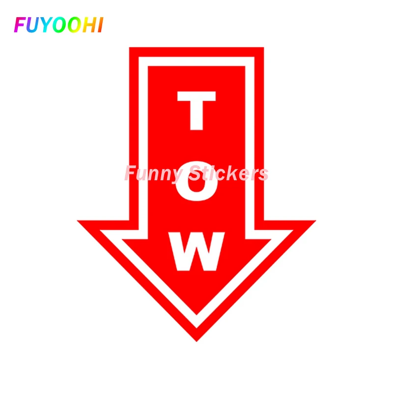 

FUYOOHI Play Stickers Tow Hook Arrow Vinyl Decal Car Sticker JDM Race Drift Autocross Stance Illest for Cars Multiple Colors