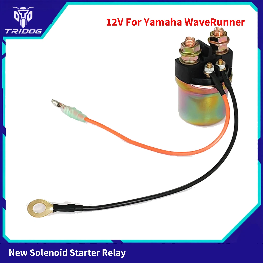 Реле стартера 12В для Yamaha WaveRunner GP760 GP800 GP1200 WR500 WRA650 1987-2001 6G1-81941-10-00 6G1-81941-00-00 (art.: 3920dd19962ac) - 3920dd19962ac