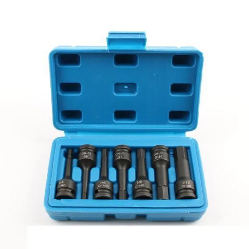 

Heavy Duty Impact Socket Bits 3/8" Screwdriver Metric Star Ratchet Driver Bit Socket Set Tool