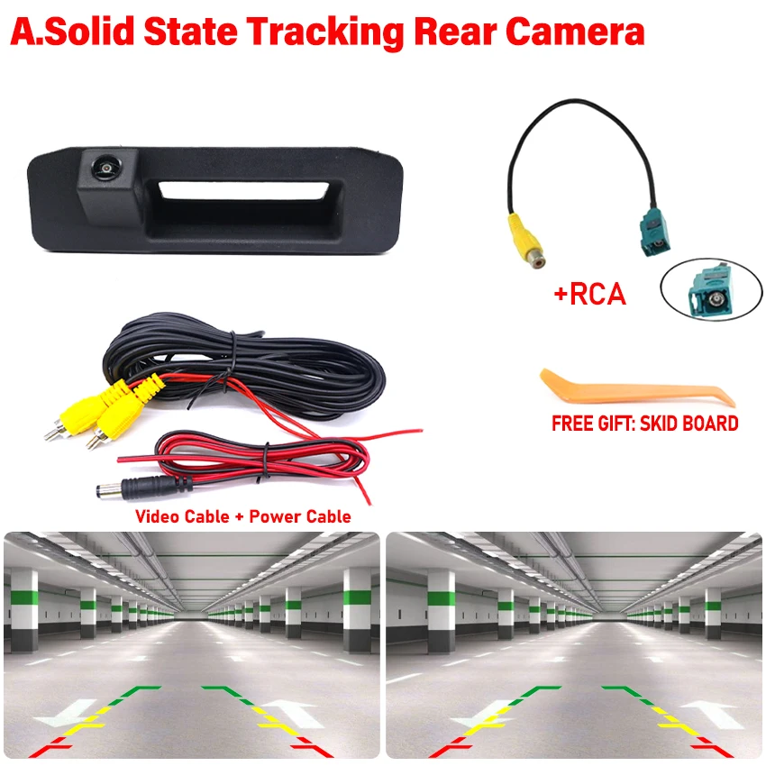 

Камера заднего вида CCD HD «рыбий глаз» для Mercedes Benz GLK Class X204 2013 2014 2015, ручка багажника автомобиля, монитор парковки заднего вида