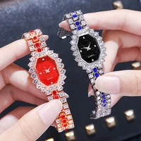 fashion watch set 2022 luxury brand crystal jewelry sets for women earrings rings necklace quartz watches clock femme gift watch