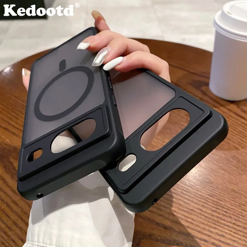 Матовый чехол для Google Pixel 9 8 7 6 Pro XL 9A 8A, магнитный ...