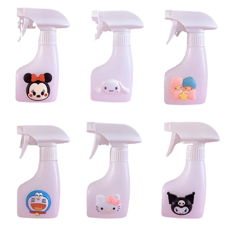 

Kawaii Sanrios Kuromi Hellokittys My Melody Cinnamoroll мультяшный милый креативный портативный спрей пластиковый раскладной инструмент для макияжа