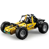 building block climbing car toys rear drive all terrain remote control off road vehicle assembled model for children boys