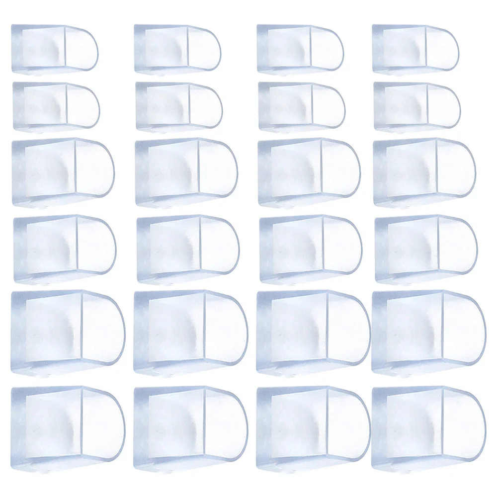 

12 Pairs High Heels Cover Shoe Protection Protective Women Chunky Transparent PVC Women's Pumps Protector