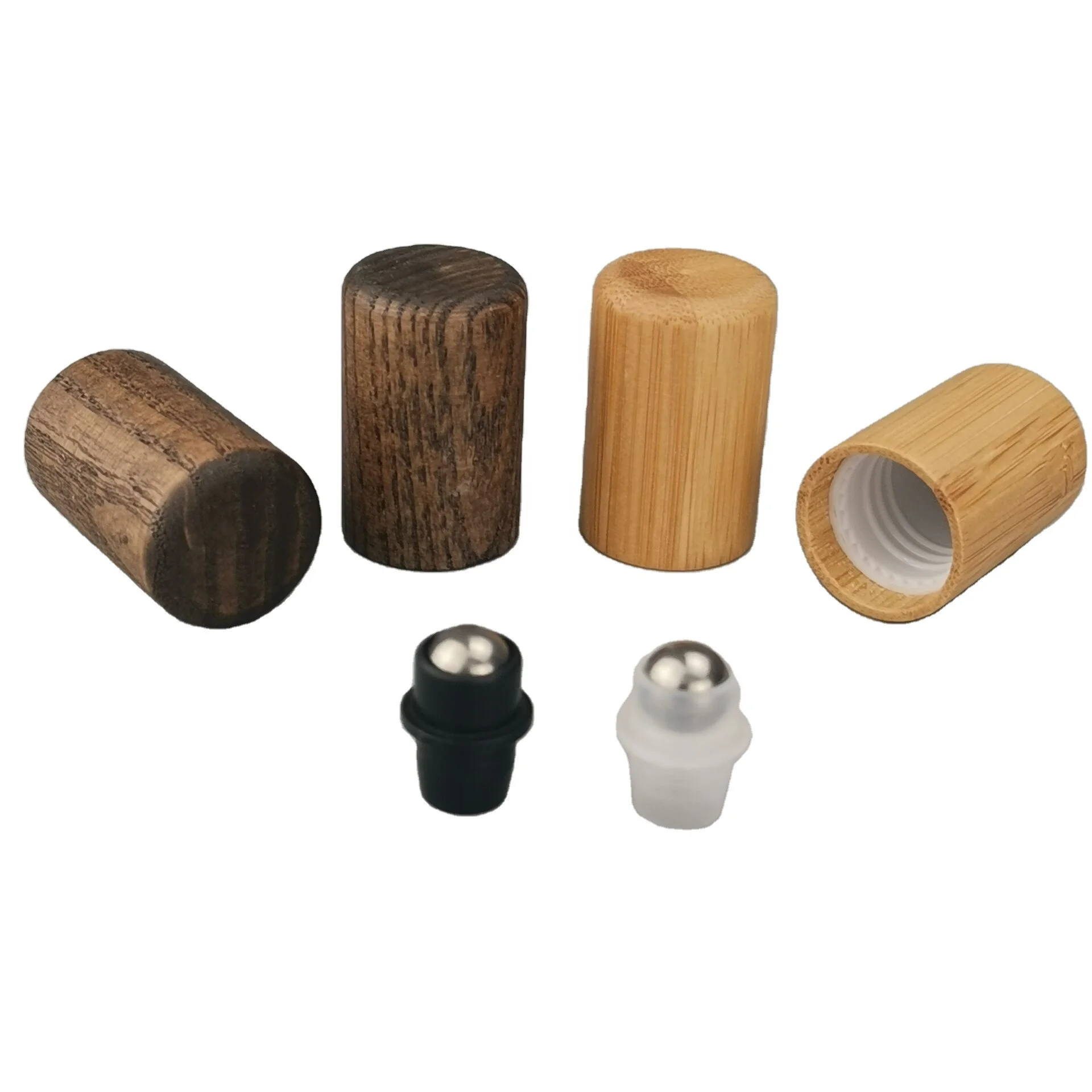 

100 шт., роликовые колпачки для бутылок, из бамбука, 5-18/410 мл