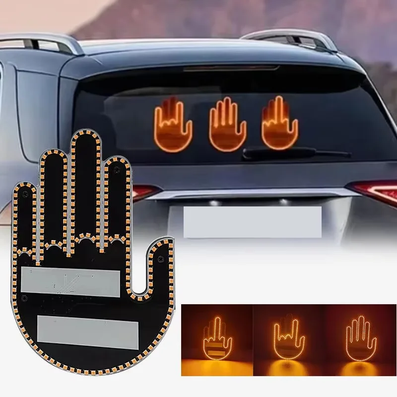 Забавный автомобильный фонарь на палец с дистанционным управлением дорожные