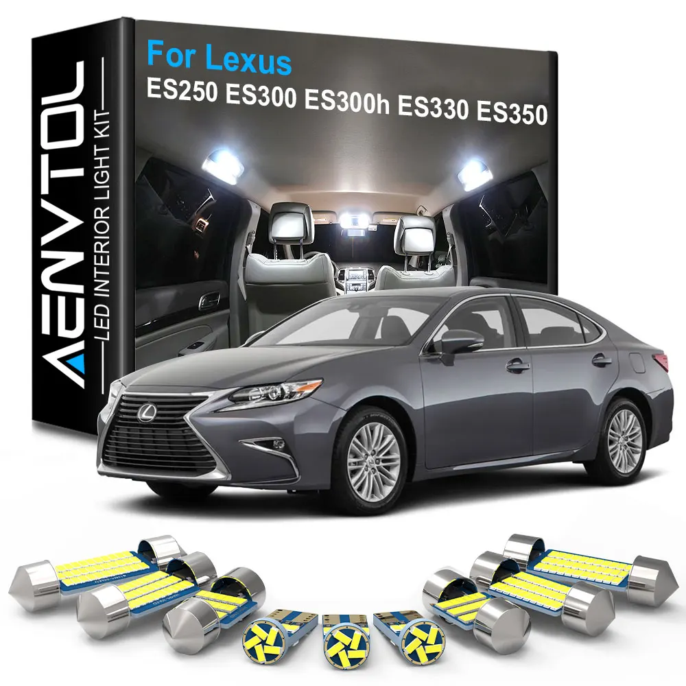 Светодиодная внутренняя лампа AENVTOL Canbus для Lexus ES 300 300h 330 350 ES250 ES300 ES300h ES330 ES350 1998 1999 2001 2002 2005 2013 2017