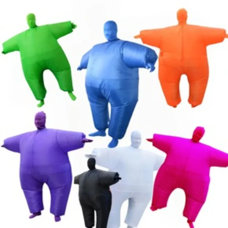 

Sumo Inflatable Costume Colorfull Blow Up Body Party Costume Adults Jumpsuit Carnival Halloween Anime Cosplay Costumes