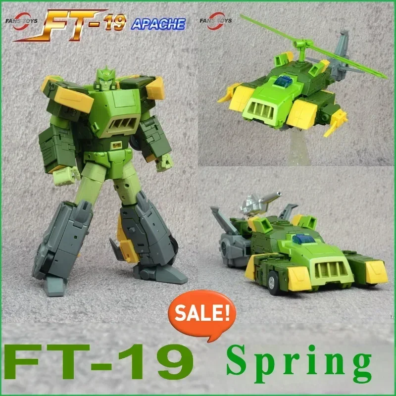 ГОРЯЧИЕ В наличии Игрушки-трансформеры Fanstoys Ft-19 Ft19 Apache Spring Baizhang Jump Three Change Warrior