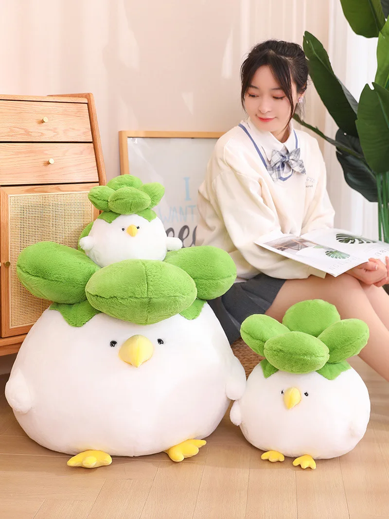 

25/40/75cm Cute Bird Plush Doll Creative Cloth Doll Soothing Doll Cute Cabbage Pillow Girls Gift