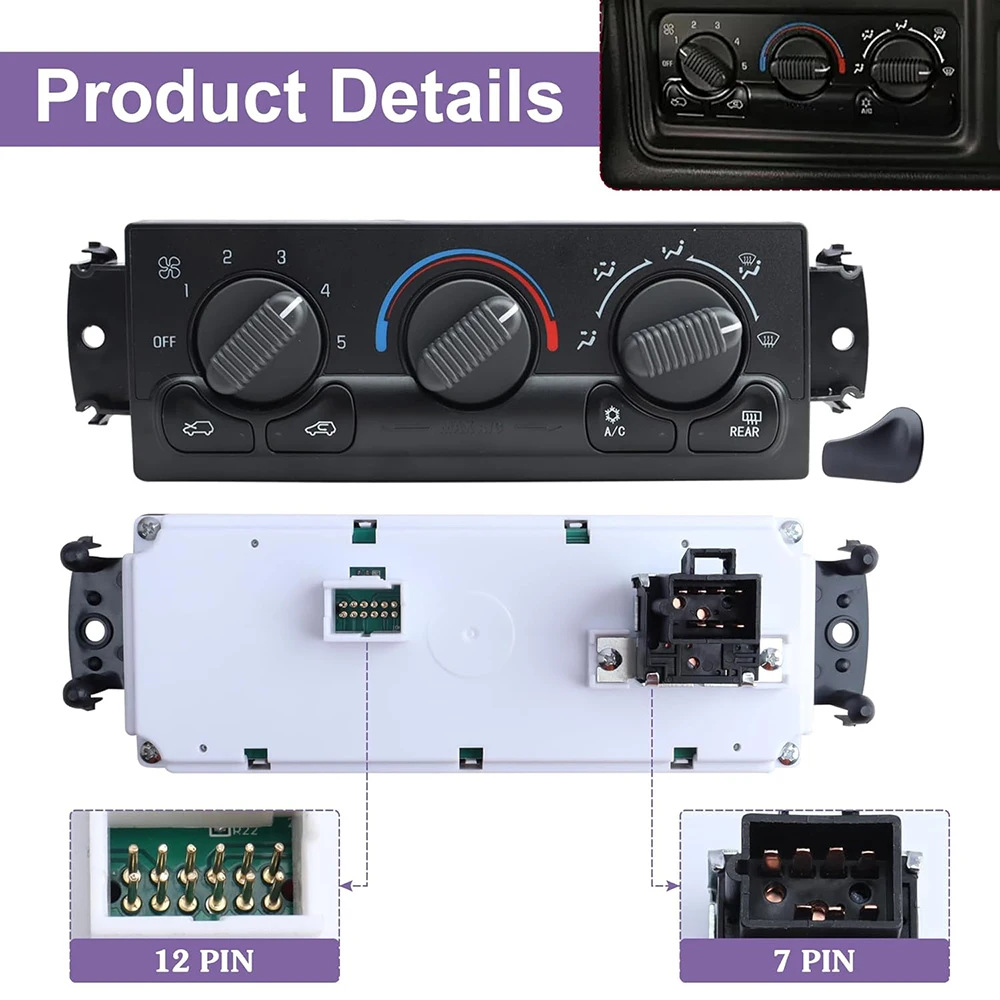 599-218 Ручной нагреватель и климат-контроль кондиционера для Chevrolet GMC C3500HD C1500 C2500 K1500