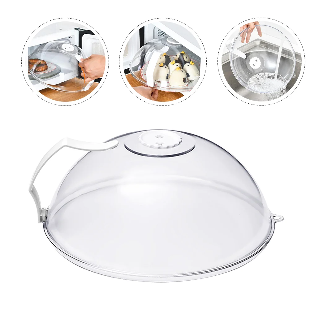 

Cover Microwavelid Serving Splatter Dome Safe Plate Cloche Oven Guard Dessert Protector Screen Platter Server Net