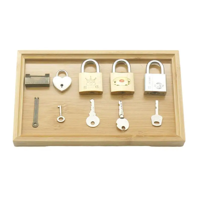 

Lock Set Toy Lock And Key Set Color Montessori Education Games Children Early Learning Educational Preschool Sensory Toys Kit