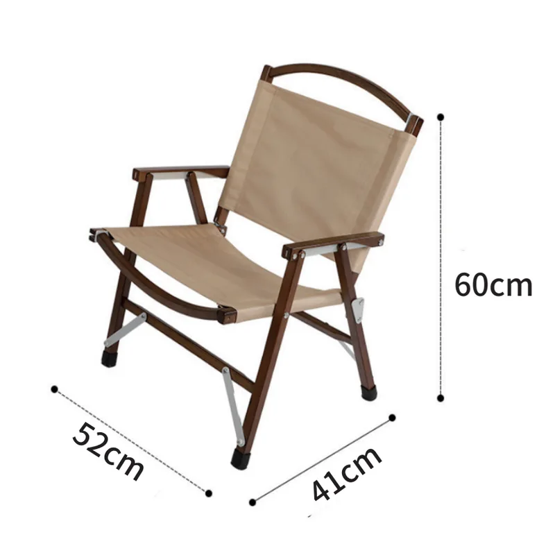 

Autumn Fishing Camping Chair Outside Modern Minimalist Fashion Camping Chair Wooden Relax Cadeira De Praia Beach Accessories