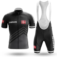 powerband denmark national short sleeve cycling jersey summer cycling wear ropa ciclismobib shorts