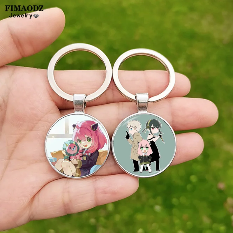 

Новейший мой сосед брелок Тоторо Аниме Фигурка постер стеклянный круглый металлический кулон брелок кольца для ключей для детей Аксессуар...