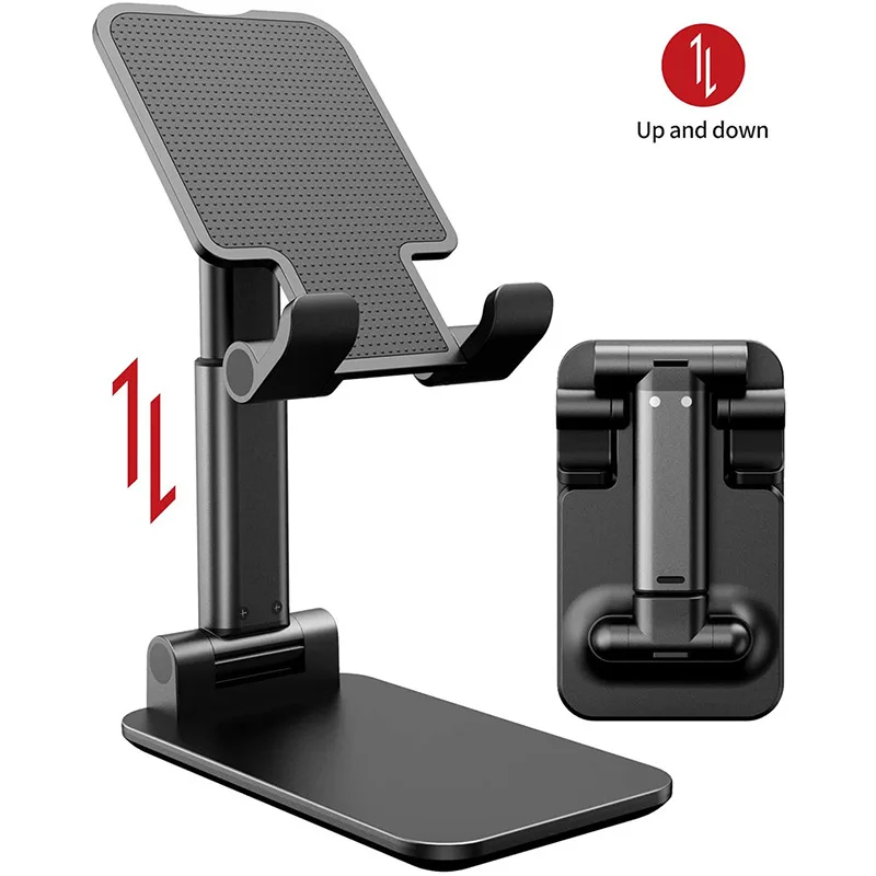 universal desktop mobile phone holder stand for iphone ipad adjustable tablet foldable table cell phone desk stand holder free global shipping