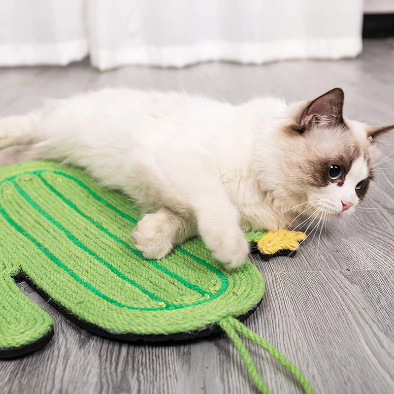 

Durable Non-Slip Cat Scratching Board Scratcher Toy Sisal Rope Kitten Scratch Pad Mat Board Protecting Furniture Claw Scraper