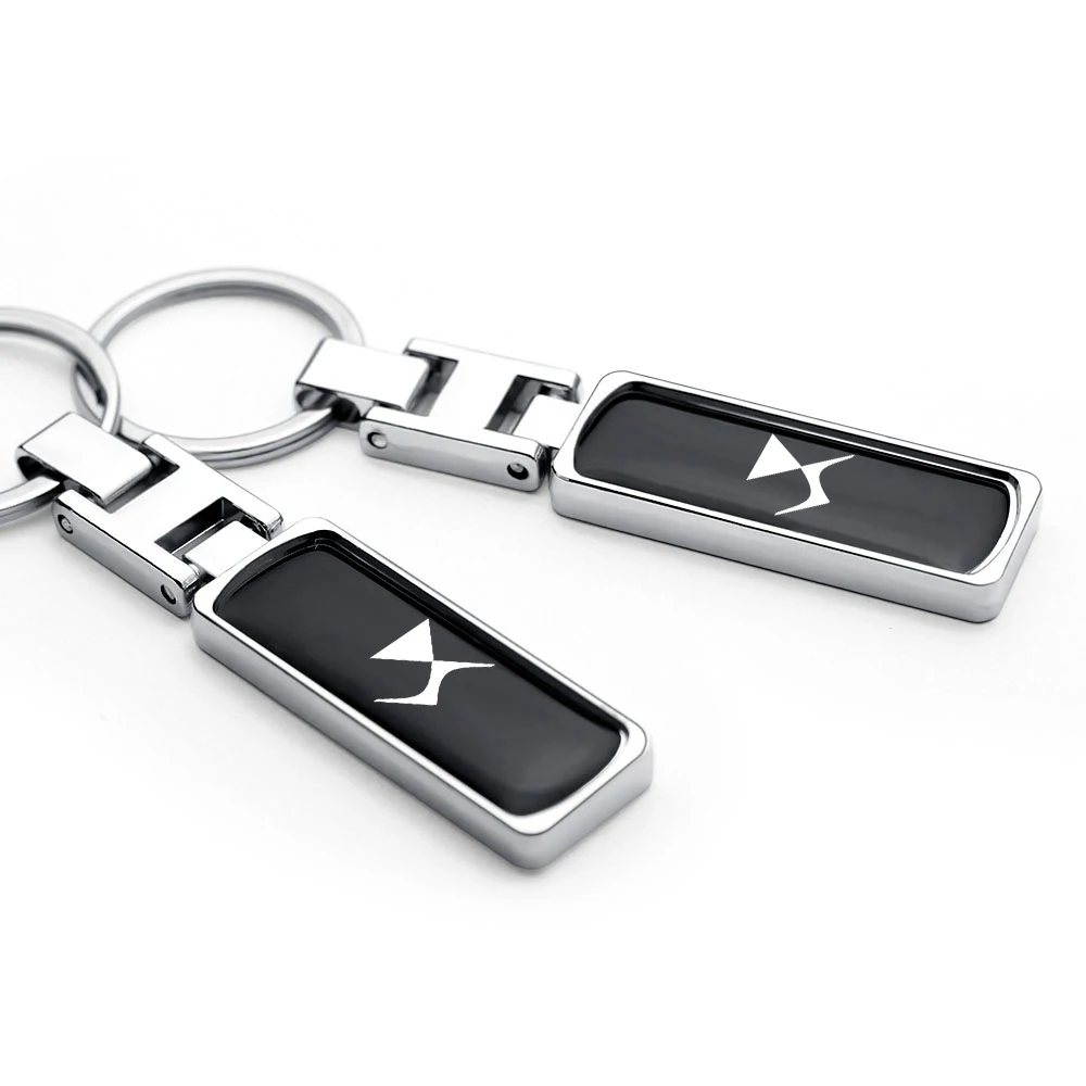 

Car Styling Metal Alloy Epoxy Keychain Key Rings Key Holder Accessories For Citroen DS WILD RUBIS SPIRIT DS3 DS4S DS6 DS7 DS5