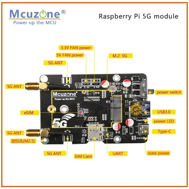 Аксессуары для Raspberry Pi 4B RNDIS X55 UniSOC Fibocom Quectel 5G FM150 RM510Q RM500Q-GL SSH Openwrt Ubuntu centos