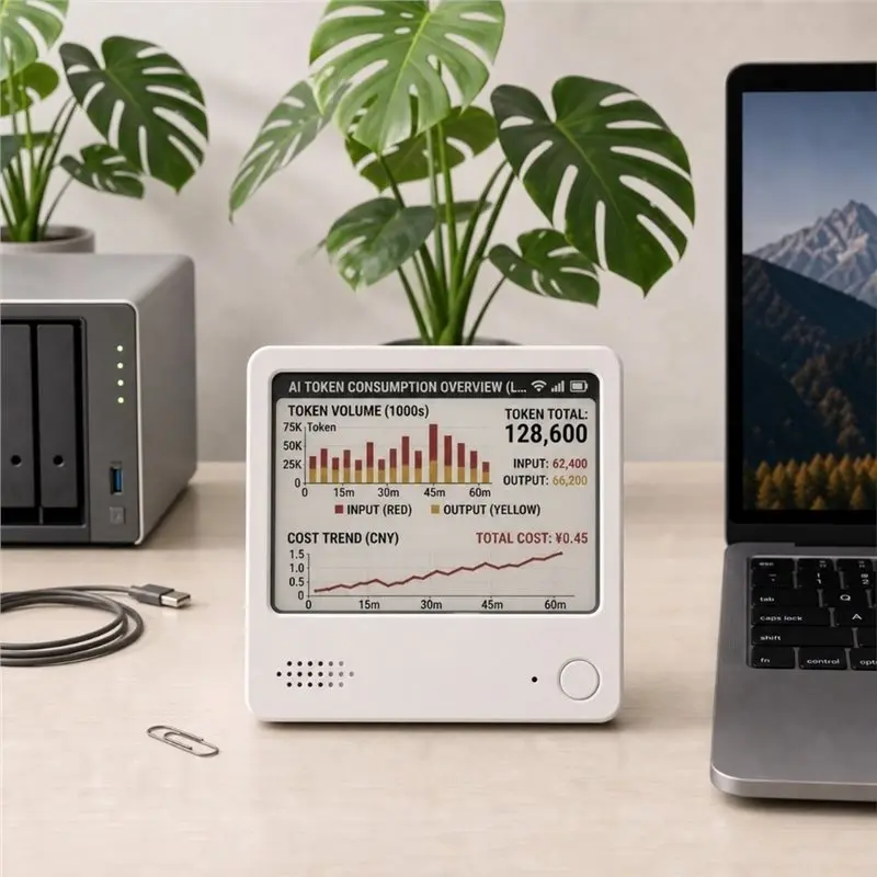 Фото Полноцветный E-Ink дисплей, комплект для разработки ESP32 с голосовым управлением и Wi-Fi №5