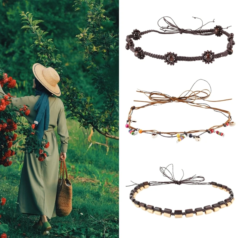 

Cowboy HatBand Straw Hat Band Western Hat Belt Bands Bead Hat Bands Hatband