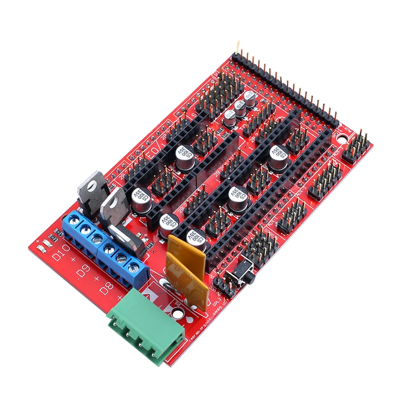

RAMPS 1.4 Shield 3D Printer Control Board Red Black Controls