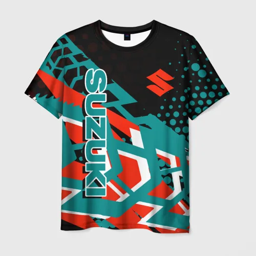Мужская футболка 3D Suzuki (Судзуки) | одежда
