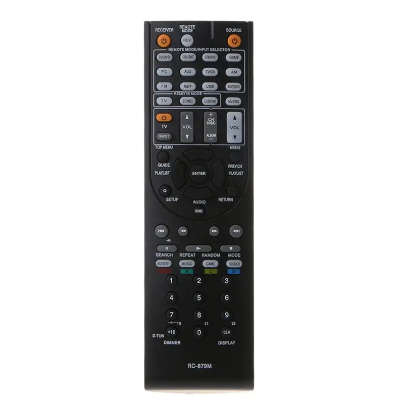 

H37F RC-879M Replaced Remote Control Controller for Onkyo AV Receiver TX-NR535 TX-SR333 HT-R393 HT-S3700 Accessories