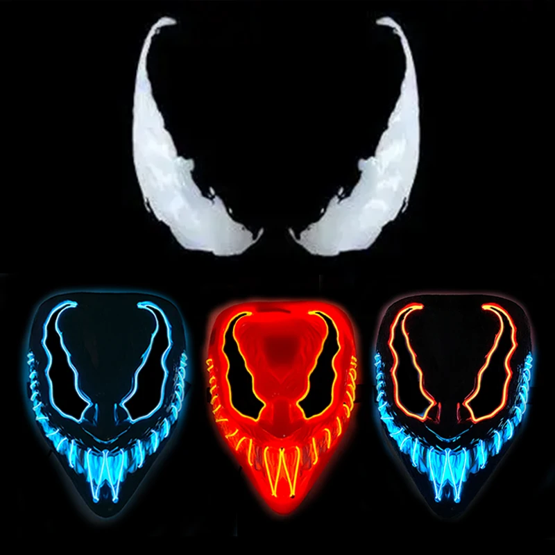 1P страшная маска для Хэллоуина косплея карнавала светильник ящаяся фильма