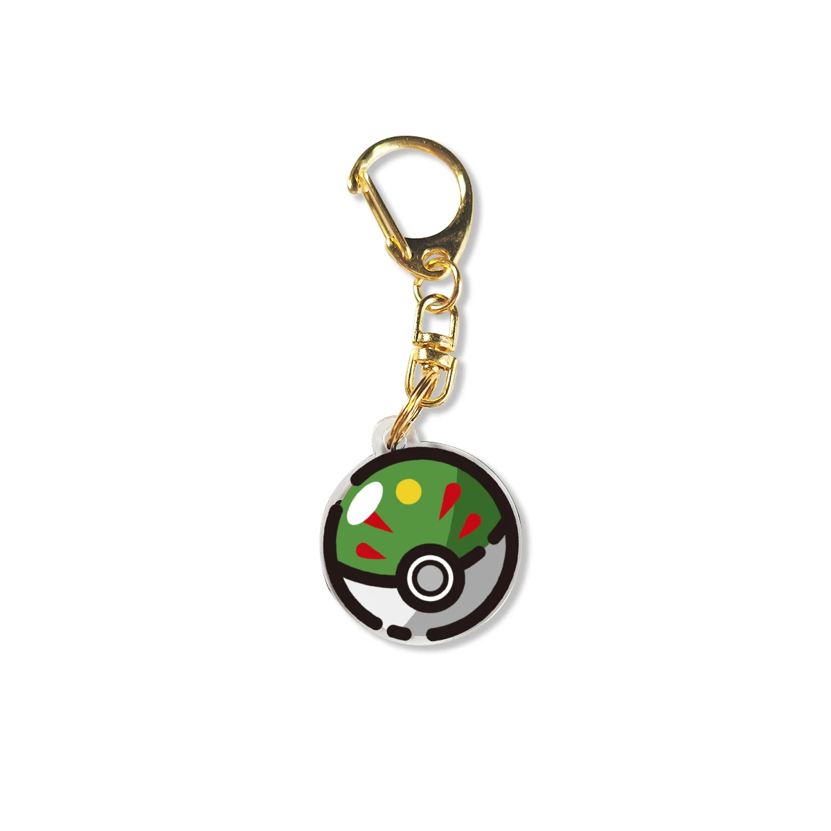 Фото Начальный старший Ultimate Healing Master Great Poké Ball Брелок Акриловые двусторонние креативные подвески «сделай сам» с мультяшной анимацией №1
