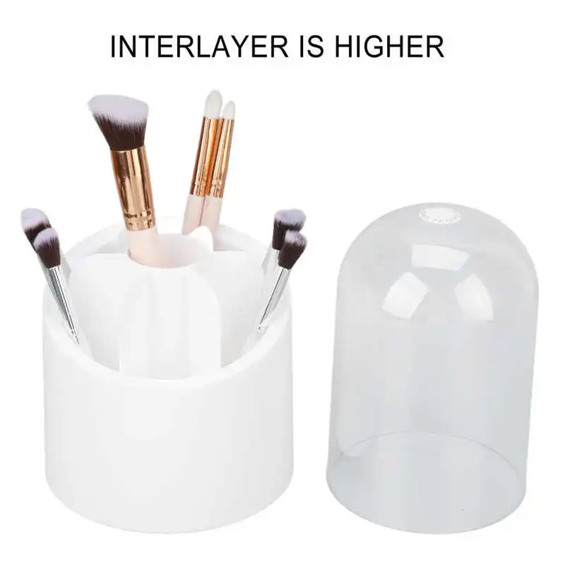 

Держатель для кистей для макияжа, вращающийся на 360 градусов