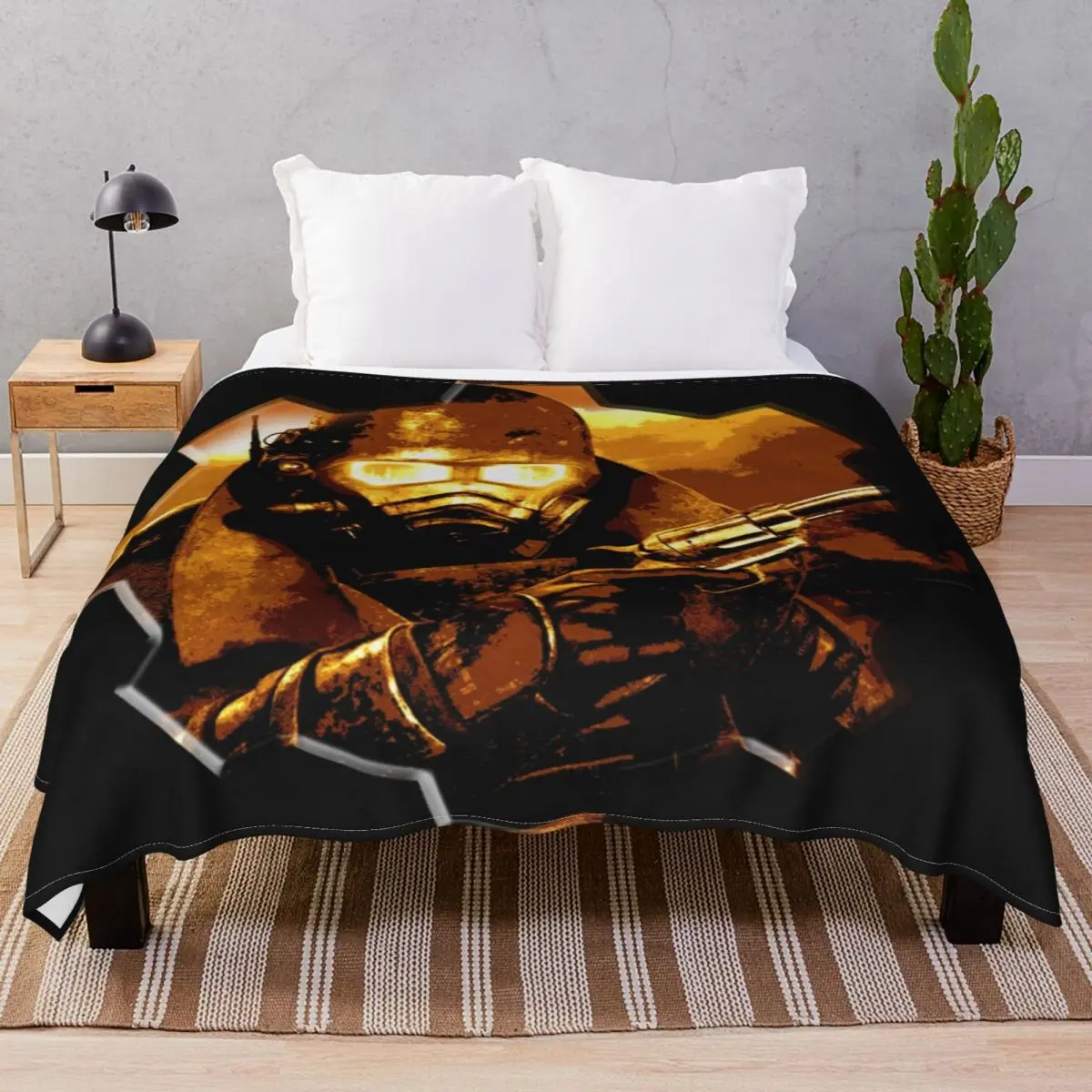 New Vegas Blankets Fleece Plush Decoration Breathable Throw Blanket for Bed Home Couch Camp Cinema