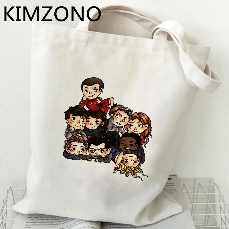 

Teen Wolf shopping bag tote bolsas de tela canvas shopper bolso eco bag bolsa compra cloth reciclaje bolsas reutilizables grab