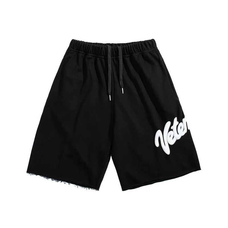 

Шорты Vetement 2022 Летние Новые однотонные с принтом из пенопласта 1:1 свободные мужские и женские хлопковые шорты