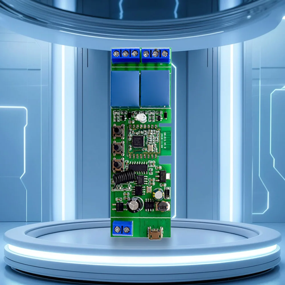 2-канальный модуль таймера Wi-Fi/Zigbee AC/DC 7-32 В беспроводной пульт дистанционного