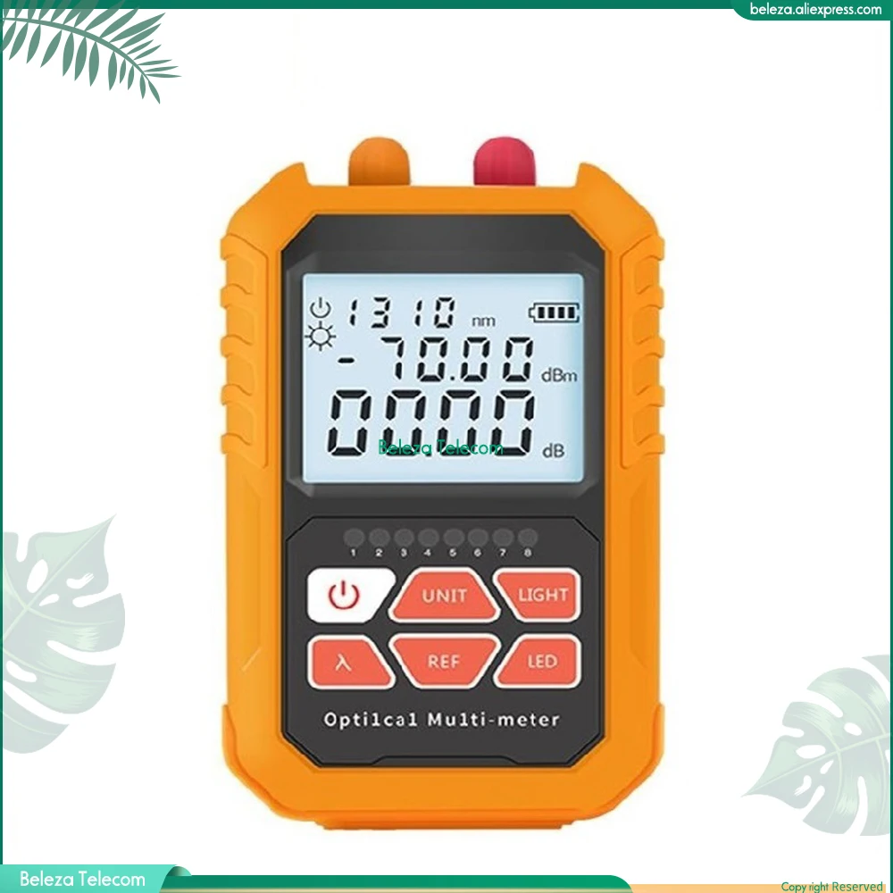 Высокоточный 3 в 1 оптический измеритель мощности Красный лазер 3-в-1 миниатюрный