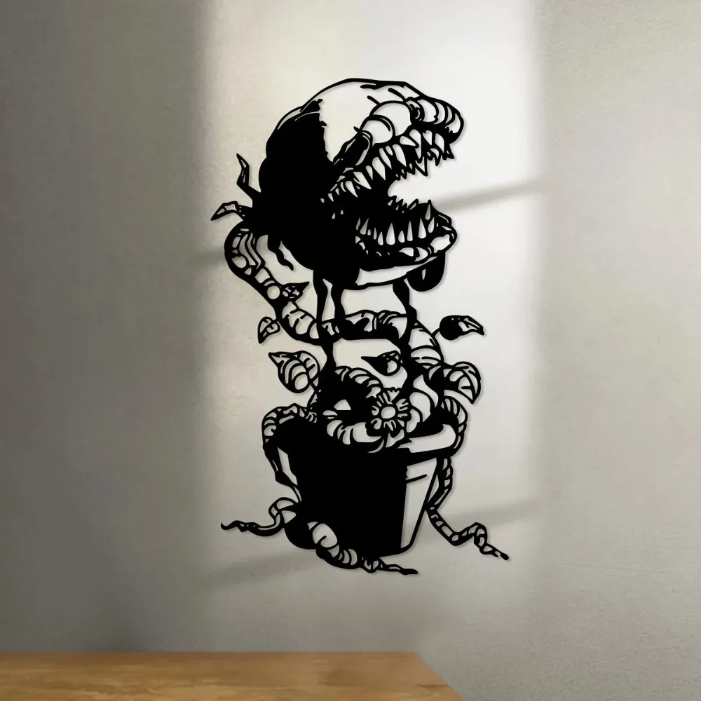 1 Шт. Креативное Металлическое Украшение На Стену С Цветочным Дизайном Каналов