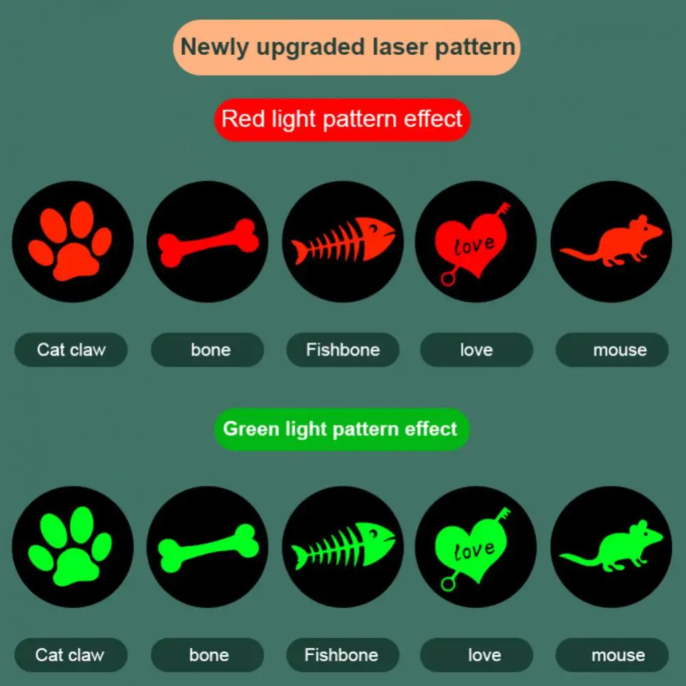

Environmentally Friendly Cat Stick Toy Slide Control Cat Toy Portable Multifunctional Projector Pet Supplies Pet Usb Charging