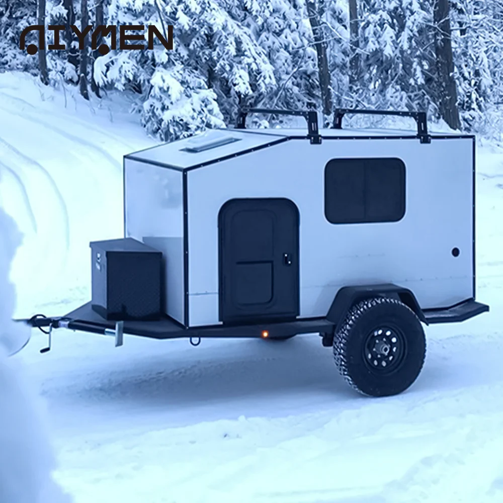 Campervan Hauler Pop Up Роскошный караван на солнечной энергии для отдыха Camper Vehicle Rv Travel Trailer