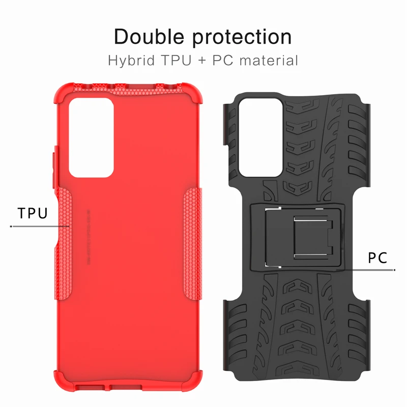 For Xiaomi Redmi Note 11 Pro Case For Redmi Note 11 Pro Cover Armor Silicone TPU Rubber Stand Protector Capa Shell Fundas Bumper