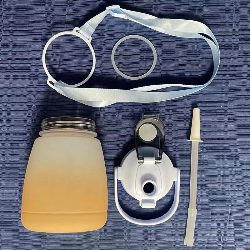 Большая чашка для пудинга большая градиентная Студенческая портативная