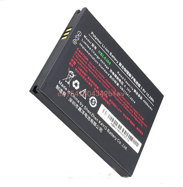 Аккумулятор HBL6300 на 4000 мАч для Urovo I6200, аккумулятор для сканера сотового телефона + номер отслеживания