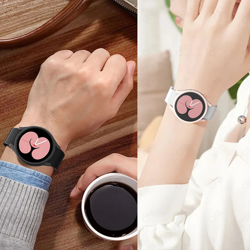 Защитный чехол для Samsung Galaxy Watch 5 4 40 мм 44 Pro классический 42 46 жесткий выдолбленный