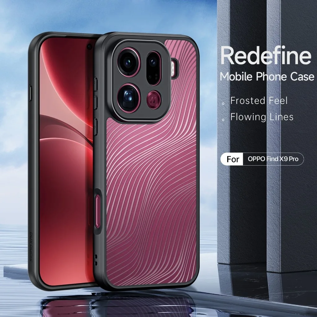 Фото DUX DUCIS для корпуса OPPO Find X9 Pro, тонкий полупрозрачный матовый №3